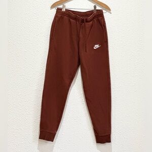 Nike brown drawstring sweatpants S